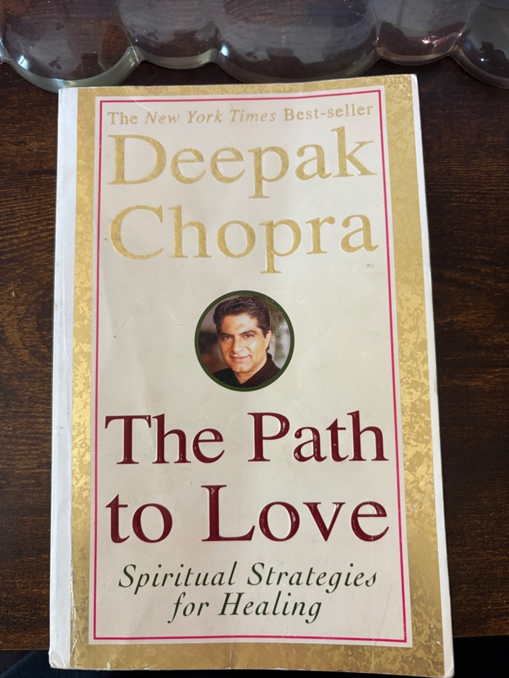 Deepak Chopra "The Path to Love" Paperback - Cream & Gold Cover